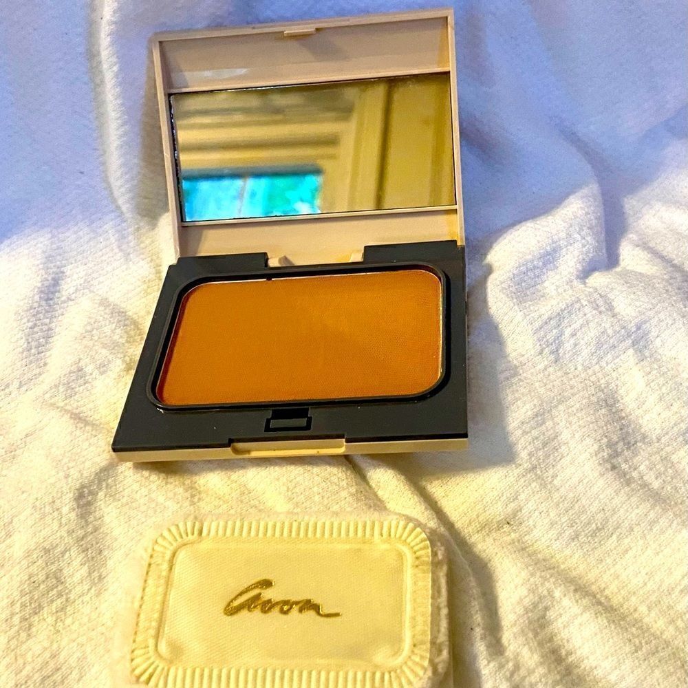 1991 Avon Advanced Foundation Pressed Powder Deep - Picture 2 of 5